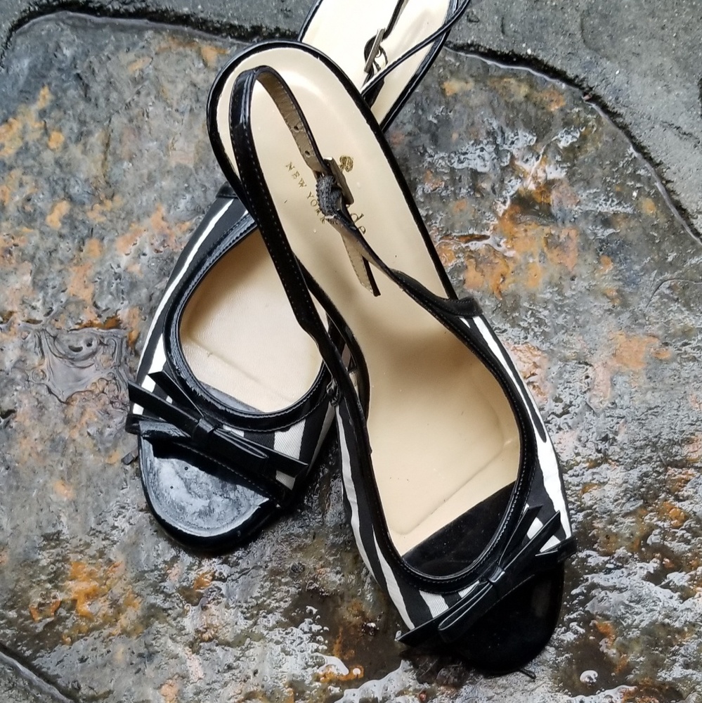 🖤 kate spade Zebra Print Heels 🖤
